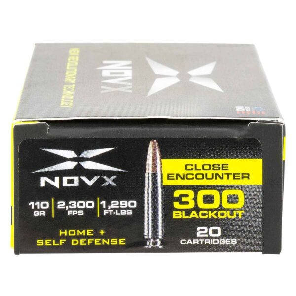 NovX Close Encounter - 300 AAC Blackout - 110 Gr. - Frangible - 20rds - Image 3