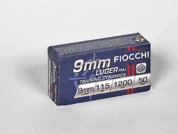 Fiocchi Range Dynamics - 9mm Luger - 115 Gr. - FMJ - 50rds