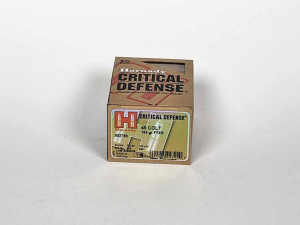 Hornady Critical Defense - 45 (Long) Colt - 185gr - FTX - 20rds