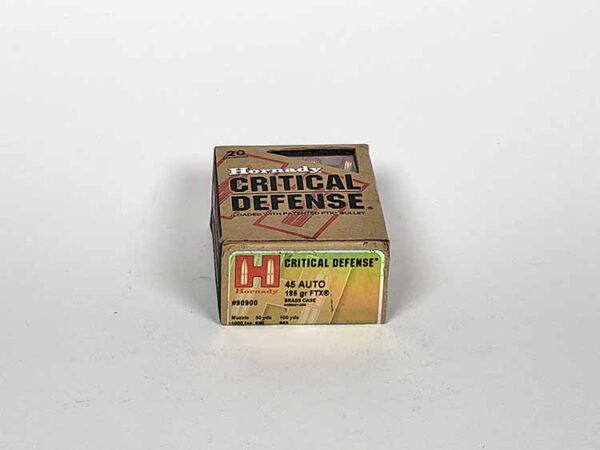 Hornady Critical Defense - 45 Auto (ACP) - 185gr - FTX - 20rds