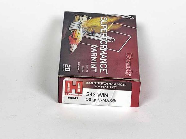 Hornady Superformance Varmint - 243 Winchester - 58gr - V Max - 20rds