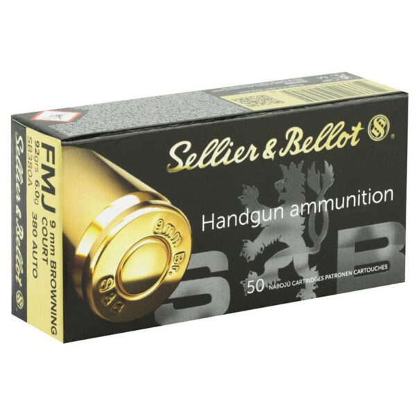 Sellier & Bellot 380 ACP - 92gr - FMJ - 50rds