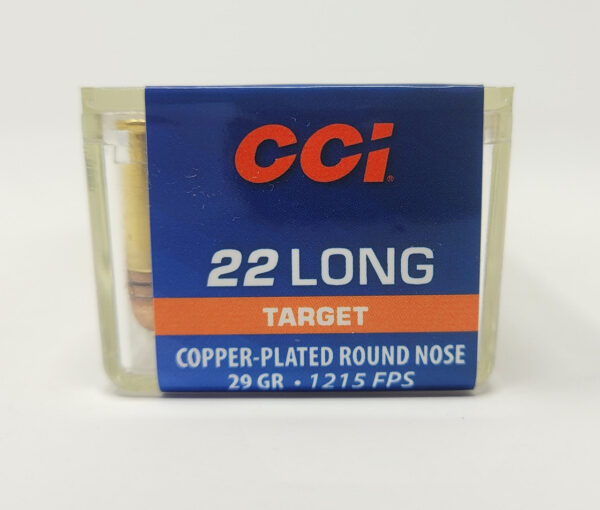 CCI - .22 LONG - 29gr - Copper Plated Round Nose - 100rds