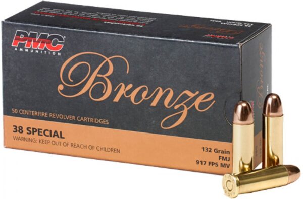 PMC .38 Special FMJ 132 Grains 38G Box of 50 Rounds