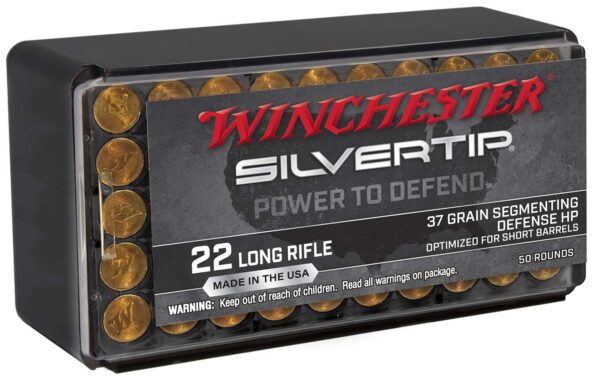 WINCHESTER SILVERTIP 22LR 37GR SEGMENTED HP Box of 50 rounds