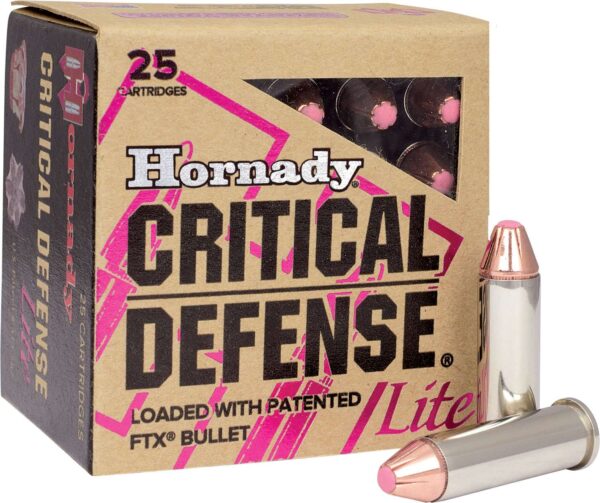 Hornady Critical Defense Lite 9mm Luger 100 gr Flex Tip eXpanding Box of 25