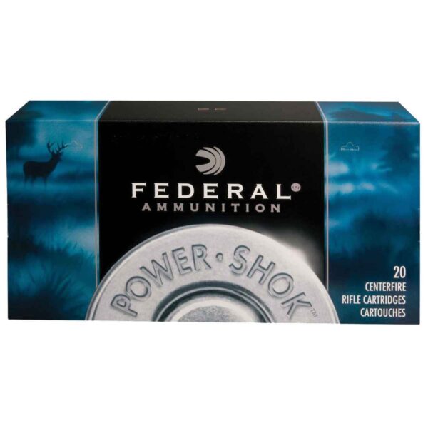 Federal Power-Shok 7mm Remington Magnum 150gr SP Rifle Ammo - 20 Rounds