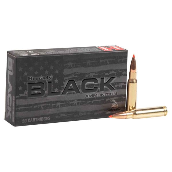 Hornady Black 308 Winchester 155gr A-Max Rifle Ammo - 20 Rounds