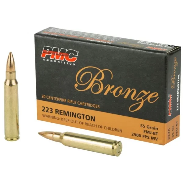 *** SUPPLIER DEAL *** PMC Bronze .223 Remington Rifle Ammo - 55 Grain | FMJ-BT - Image 2