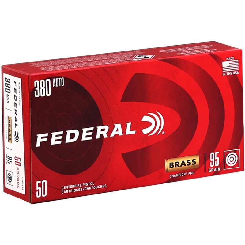 Federal Champion 380 Auto (ACP) 95gr FMJ 50rds