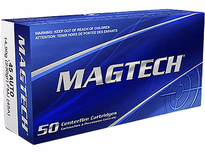 Magtech 45 ACP 230Gr FMJ 50rds