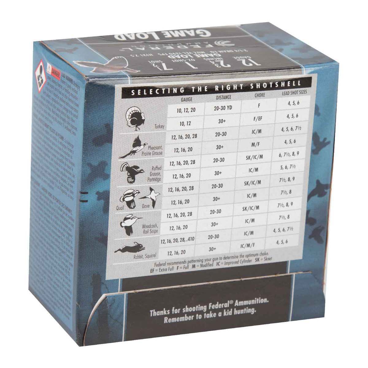Federal Game-Shok 12 Gauge 2-3/4in #7.5 1oz Upland Shotshells - 25 Rounds - Image 3